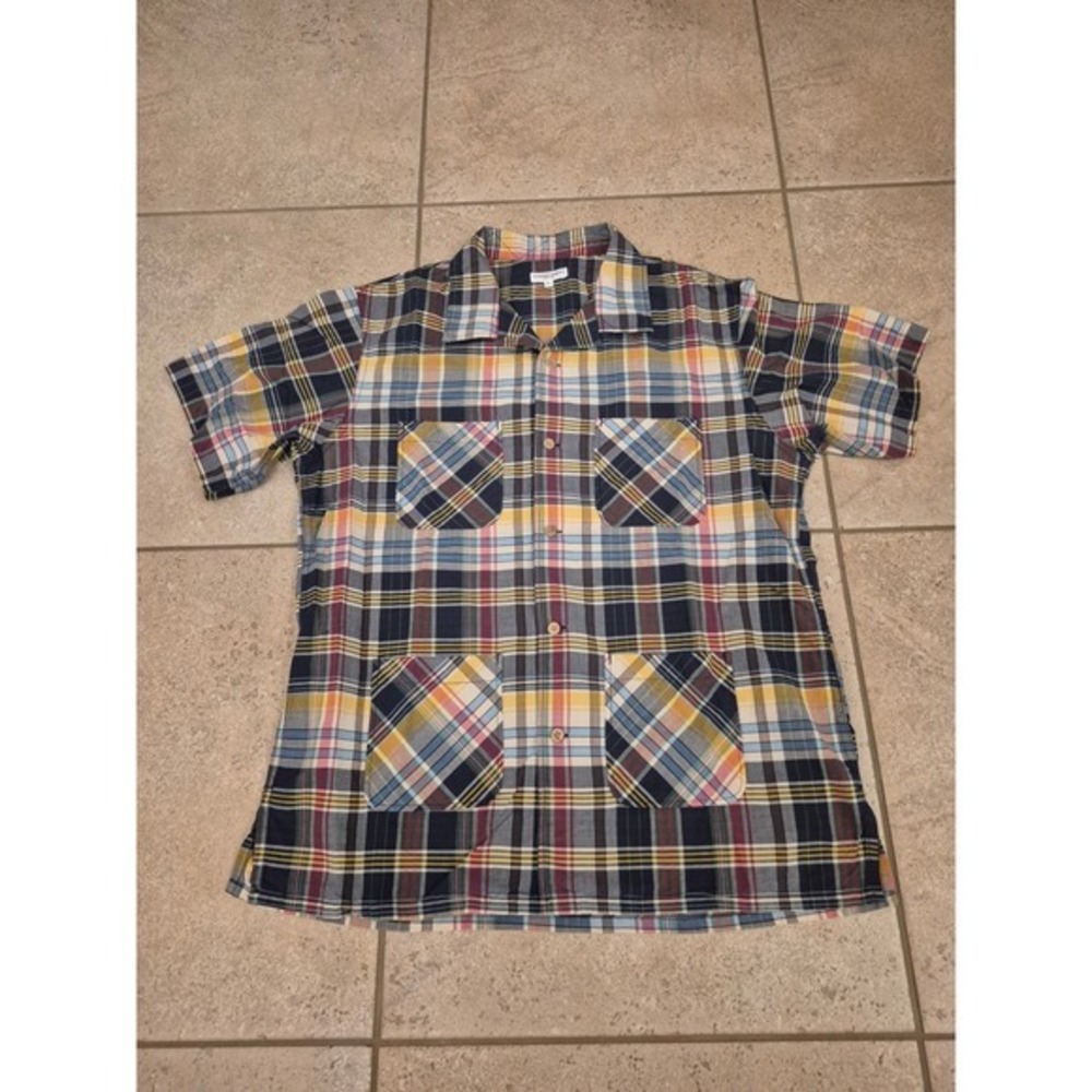 Engineered Garments Patchwork Madras Camp Plaid S… - image 5
